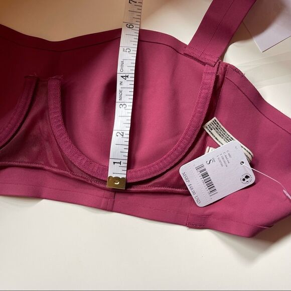 Free People Naomi Long Line Bra in Dried Rose - Picture 8 of 11